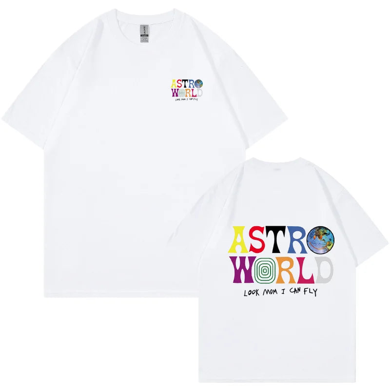 Camisa ASTROWORLD Travis Scott 100% algodão