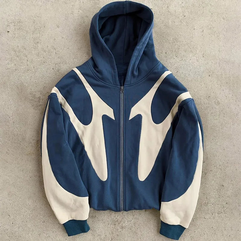Moletom Y2K Galaxy Drop c/ 2 Zíperes