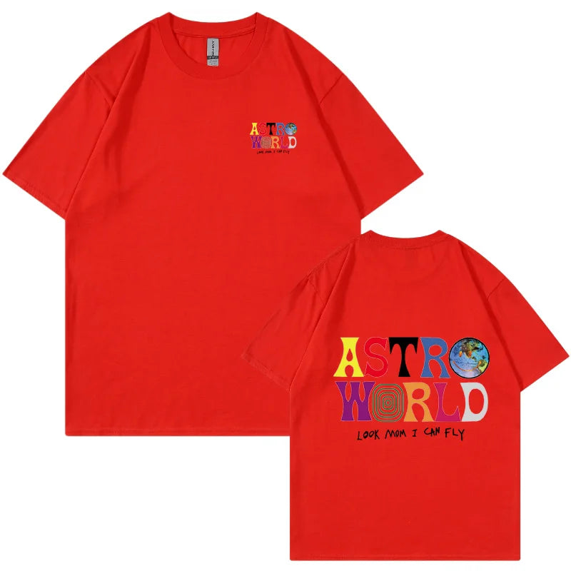 Camisa ASTROWORLD Travis Scott 100% algodão