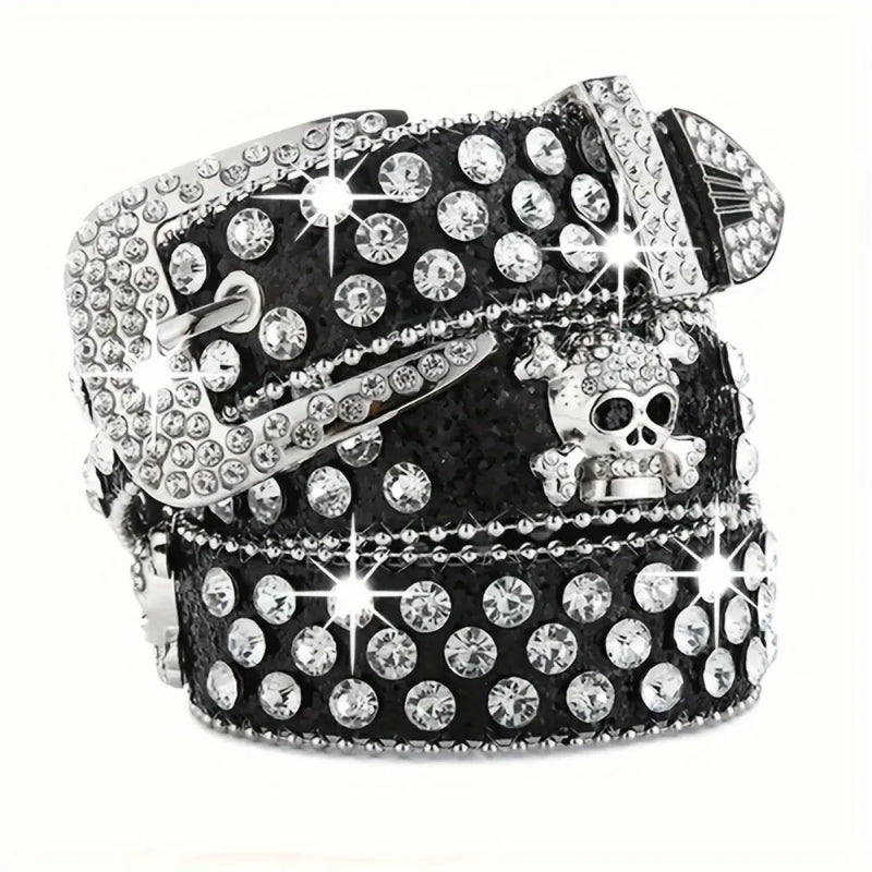 Cinto Style Y2K Com Strass + 6 Cores