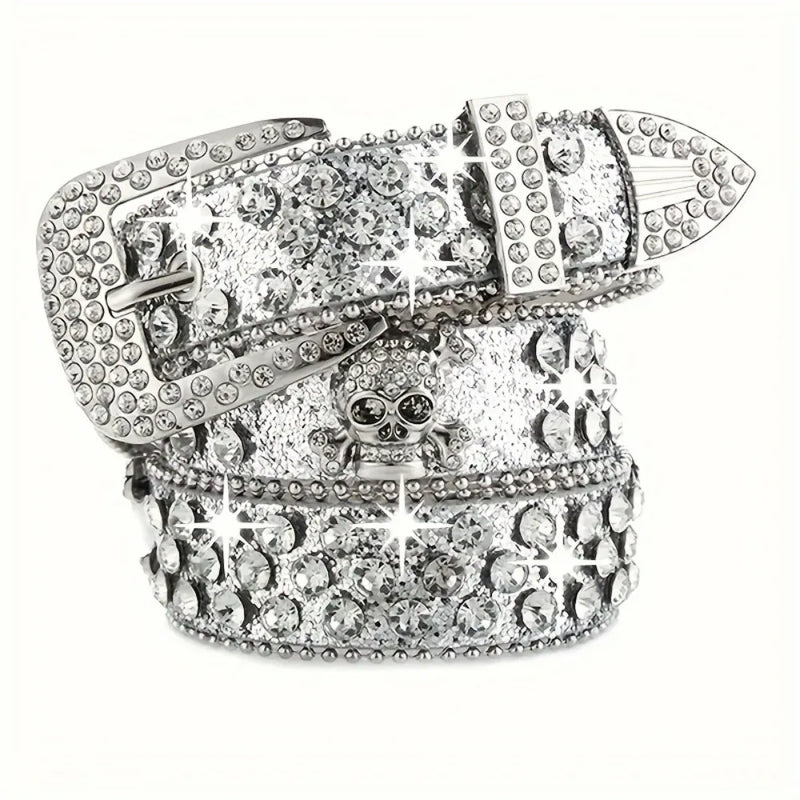 Cinto Style Y2K Com Strass + 6 Cores