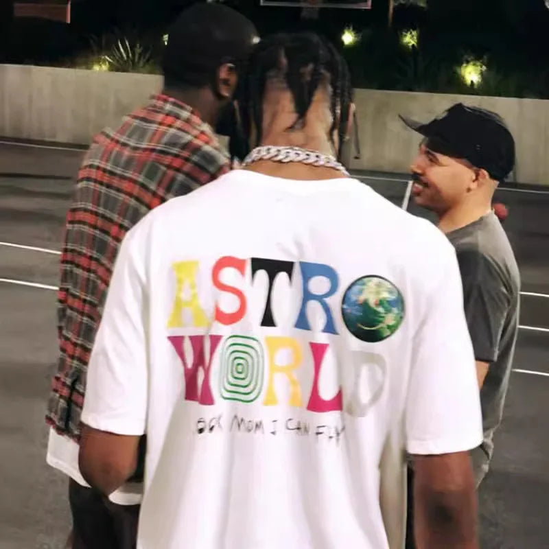 Camisa ASTROWORLD Travis Scott 100% algodão