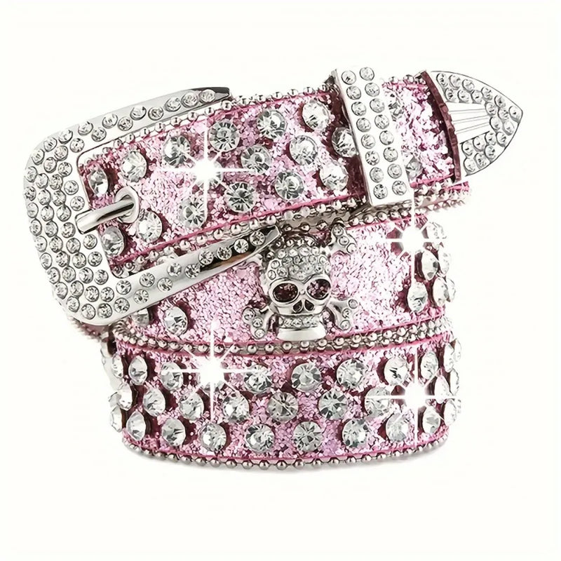 Cinto Style Y2K Com Strass + 6 Cores