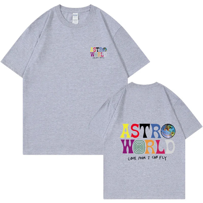 Camisa ASTROWORLD Travis Scott 100% algodão