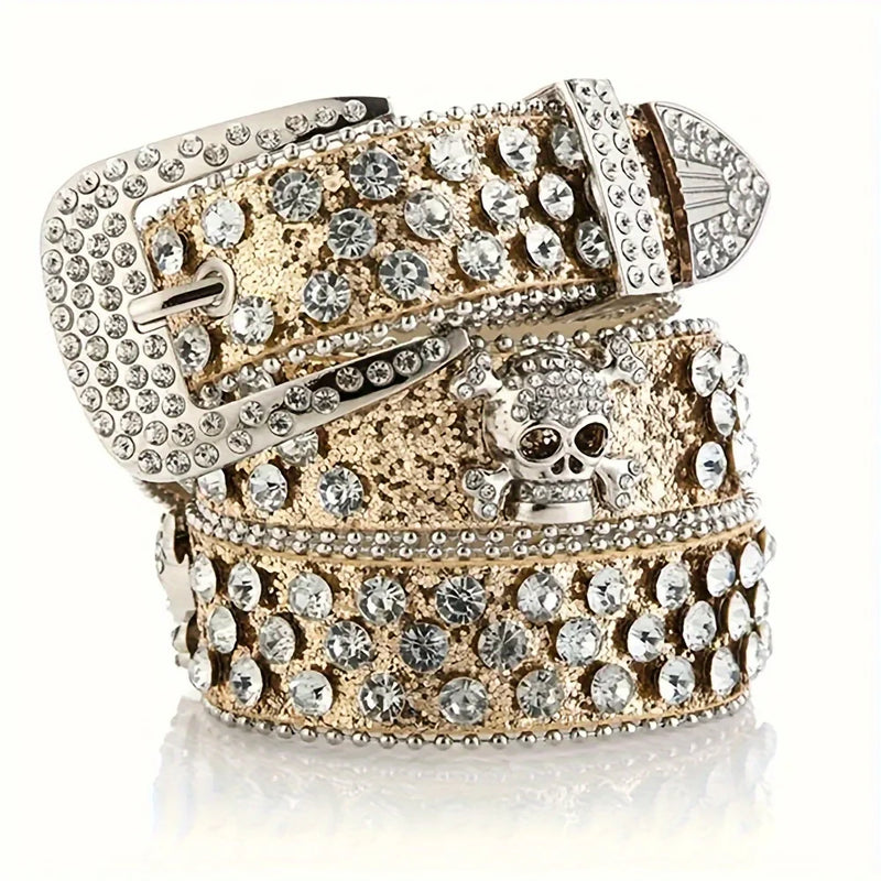 Cinto Style Y2K Com Strass + 6 Cores