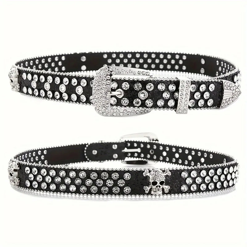 Cinto Style Y2K Com Strass + 6 Cores