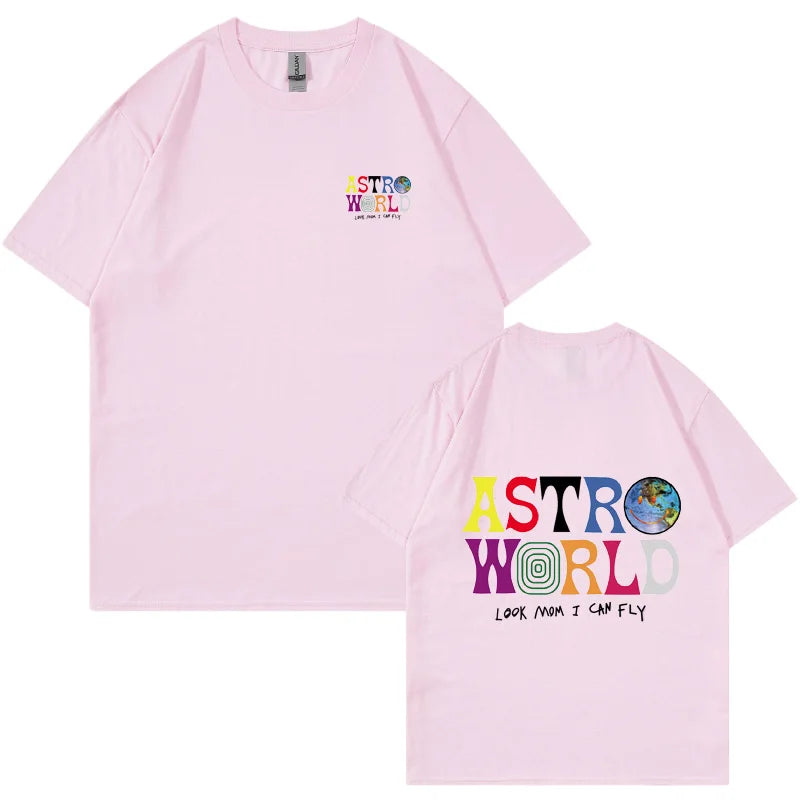 Camisa ASTROWORLD Travis Scott 100% algodão