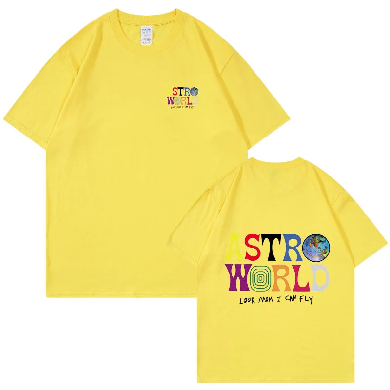 Camisa ASTROWORLD Travis Scott 100% algodão